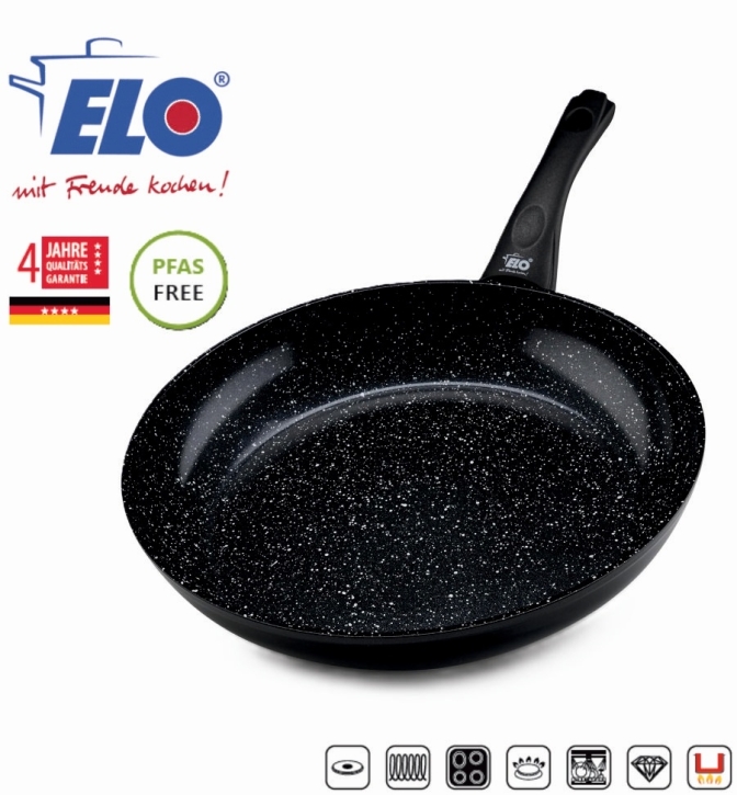 Pfanne ELO Pure Belugo mit ELODUR® Select Antihaftversiegelung, Aluminium, ØxH 28 x 5,1 cm Pfanne ELO Pure Belugo mit ELODUR® Select Antihaftversiegelung, Aluminium, ØxH 28 x 5,1 cm