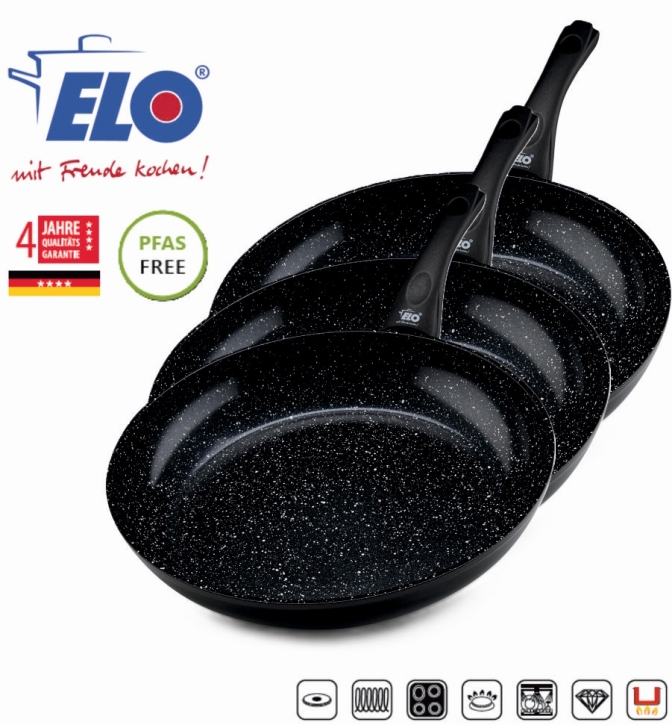 Pfanne ELO Pure Belugo mit ELODUR® Select Antihaftversiegelung, Aluminium