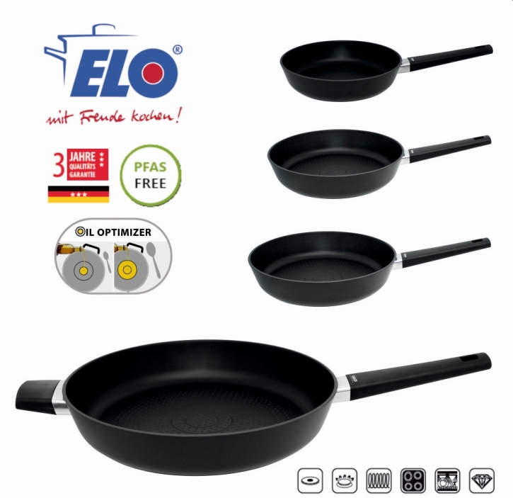 Pfanne ELO Smart Wave mit ELODUR® Select Antihaftversiegelung, Aluminium Pfanne ELO Smart Wave mit ELODUR® Select Antihaftversiegelung, Aluminium