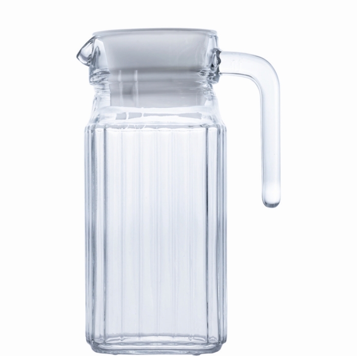 "Quadro" Kühlschrankkrug mit Deckel 1,70 Liter, Ø 12,6 x H 25,6 cm