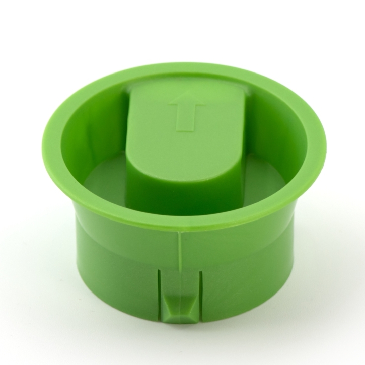 Ersatzdeckel für "Quadro" Kühlschrankkrug, passt auf alle 3 Größen, grün