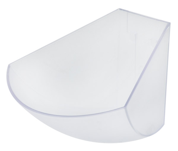 Rack-Schale zum Gestell Multi Rack, Transparent gefrostet