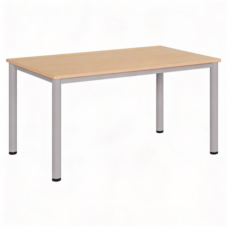 Rechtecktisch mit Rundrohrgestell, B/H/T 160 x 72 x 80 cm Rechtecktisch mit Rundrohrgestell, B/H/T 160 x 72 x 80 cm