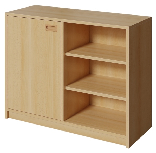 Regalschrank, B/H/T 102 x 80 x 40 cm, Tür links