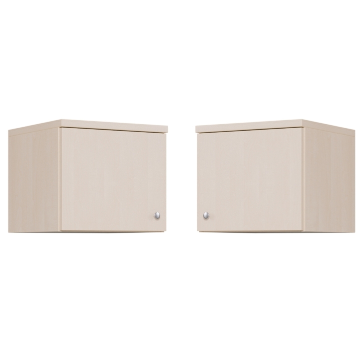 Aufsatzschrank mit einer Tür, 1 Ordnerhöhe, Höhe 38 cm Aufsatzschrank mit einer Tür, 1 Ordnerhöhe, Höhe 38 cm