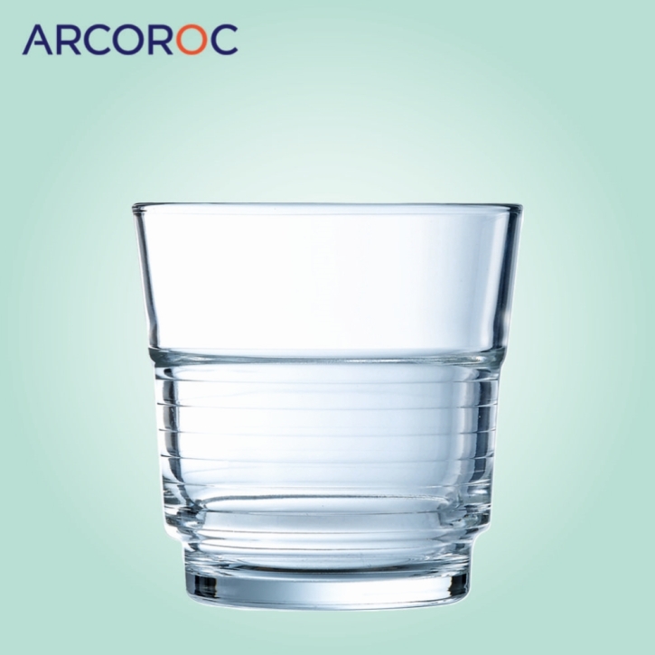 "Spirale" Stapelglas 0,25 Liter, Ø 82 x H 84 mm