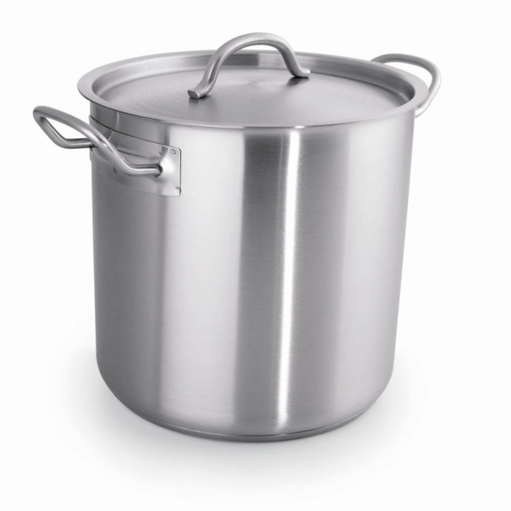 Suppentopf mit Deckel, 13,00 Liter, Ø 28 x H 22 cm, mittelschwere Qualität, NICHT induktionsggeignet