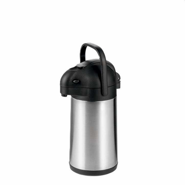 Thermo-Pumpkanne ohne Glaseinsatz, 2,20 Liter, Höhe 34 cm, Edelstahl