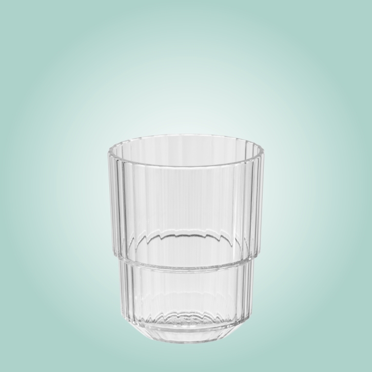 Trinkglas LINEA 0,15 Liter, Ø 6,5 x H 8 cm, 04 crystal clear