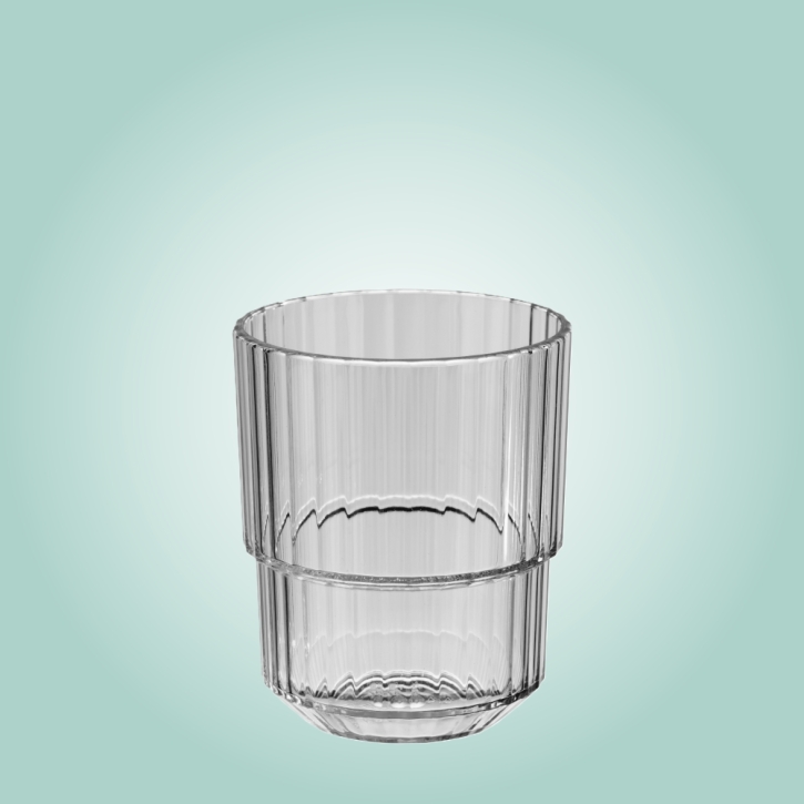 Trinkglas LINEA 0,15 Liter, Ø 6,5 x H 8 cm, 02 french grey