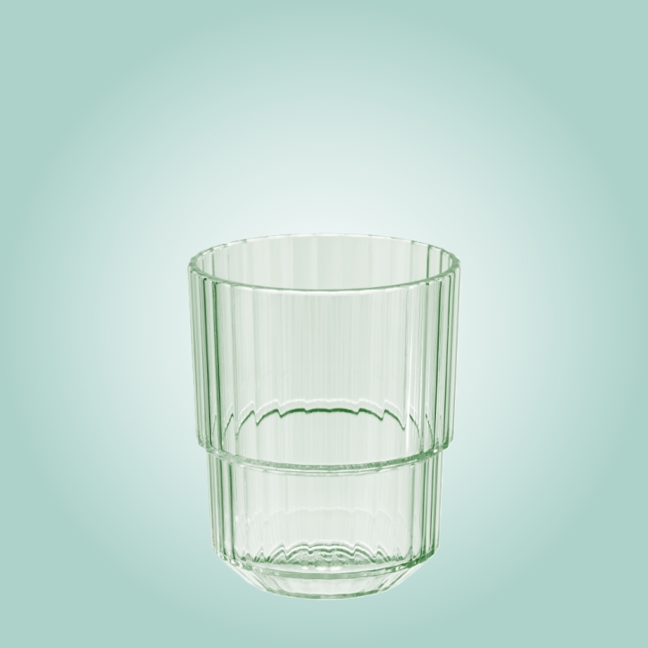 Trinkglas LINEA 0,15 Liter, Ø 6,5 x H 8 cm, 01 light green