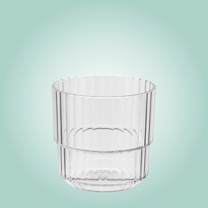 Trinkglas LINEA 0,22 Liter, Ø 8,5 x H 8 cm, 04 crystal clear