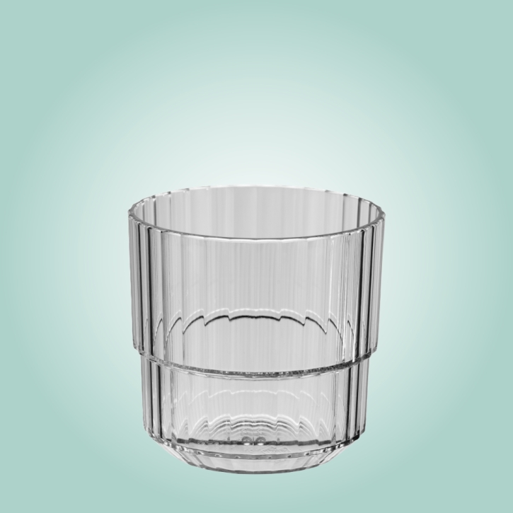 Trinkglas LINEA 0,22 Liter, Ø 8,5 x H 8 cm, 02 french grey