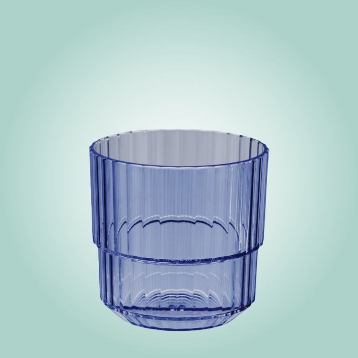 Trinkglas LINEA 0,22 Liter, Ø 8,5 x H 8 cm, 03 light blue