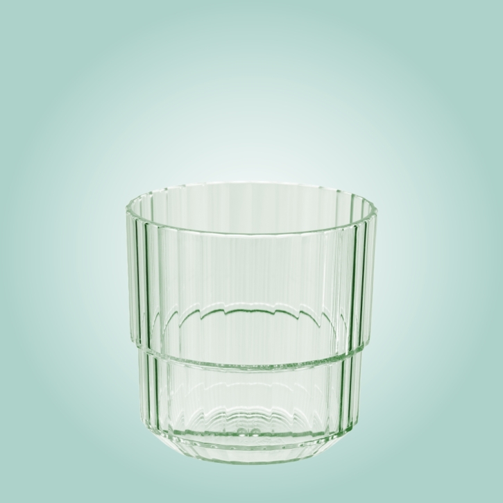 Trinkglas LINEA 0,22 Liter, Ø 8,5 x H 8 cm, 01 light green