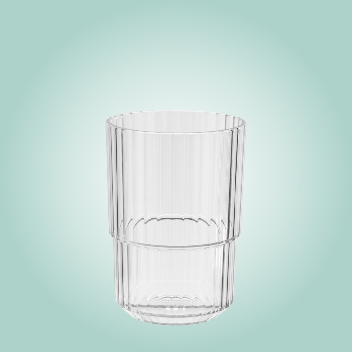 Trinkglas LINEA 0,40 Liter, Ø 8,5 x H 12 cm, 04 crystal clear
