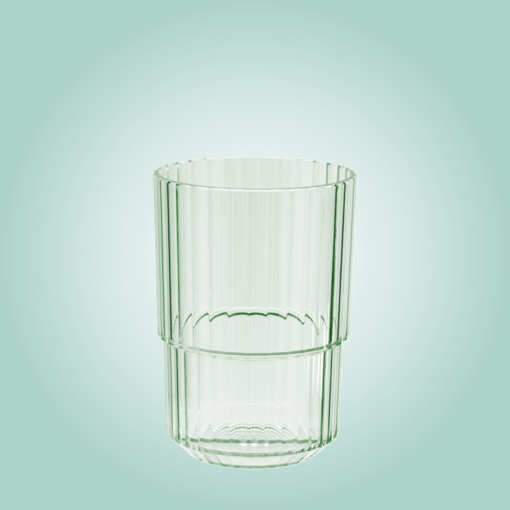 Trinkglas LINEA 0,40 Liter, Ø 8,5 x H 12 cm, 01 light green