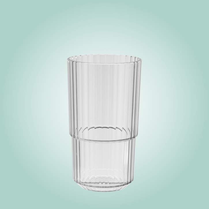 Trinkglas LINEA 0,50 Liter, Ø 8,5 x H 15 cm, 04 crystal clear