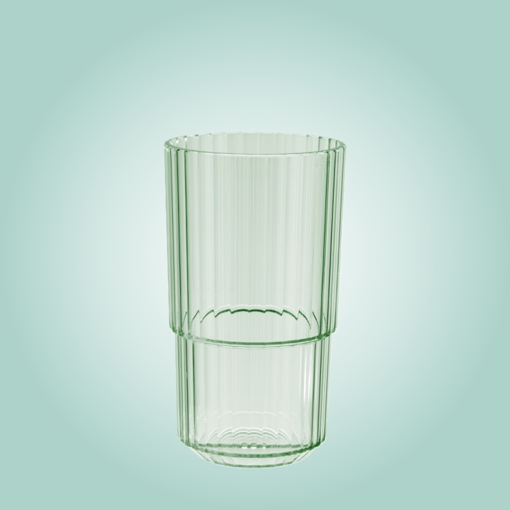 Trinkglas LINEA 0,50 Liter, Ø 8,5 x H 15 cm, 01 light green