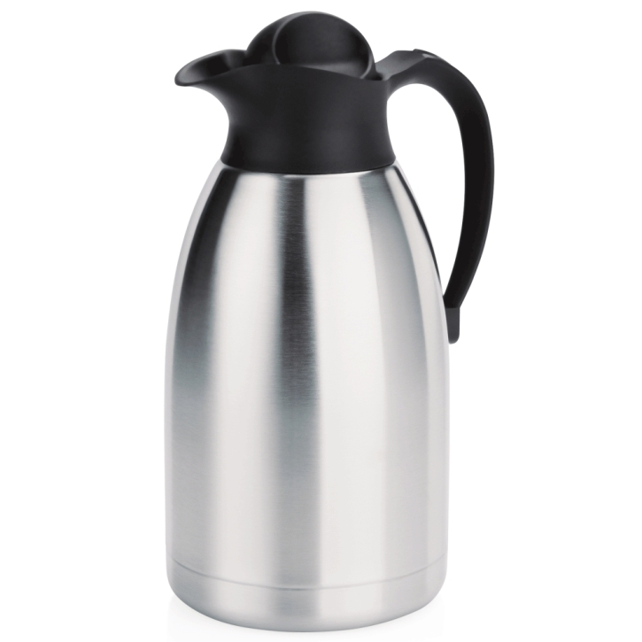Vacuum-Isolierkanne, 2 Liter, Ø 130 x H 280 mm, Edelstahl