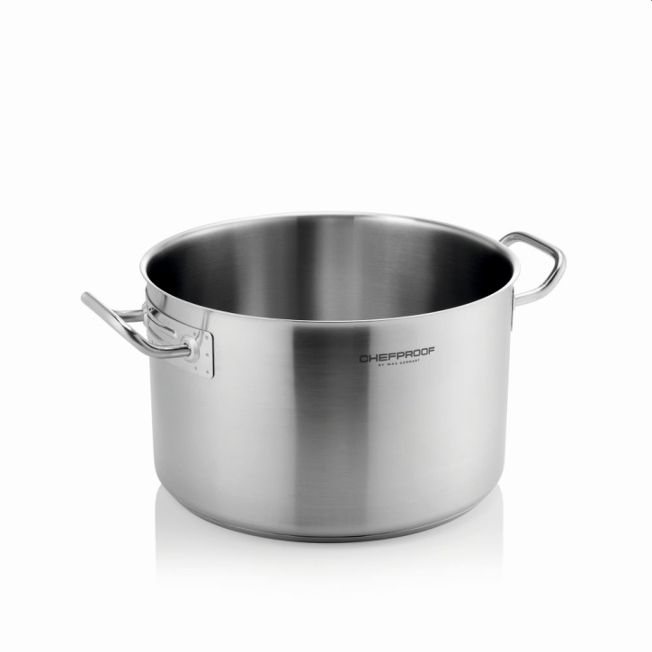 CHEFPROOF Fleischtopf aus Edelstahl 18/10, 16 Liter, Ø x H 32 x 20 cm