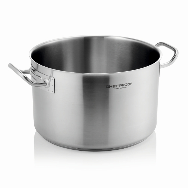 CHEFPROOF Fleischtopf aus Edelstahl 18/10, 22 Liter, Ø x H 36 x 22 cm