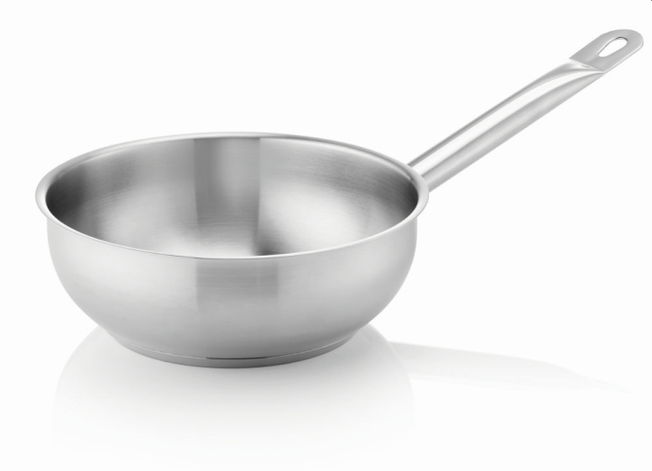 CHEFPROOF Sauteuse aus Edelstahl 18/10 mit Kapselboden und Schüttrand