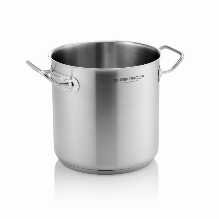 CHEFPROOF Suppentopf aus Edelstahl 18/10 mit Kapselboden und Schüttrand