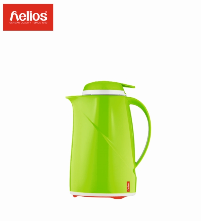 Helios Isolierkanne Wave Push, mit Drucktastenverschluss, 0,6 Liter, Kiwi