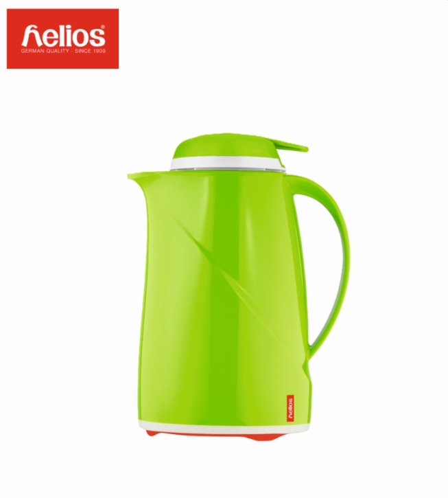 Helios Isolierkanne Wave Push, mit Drucktastenverschluss, 1 Liter, Kiwi