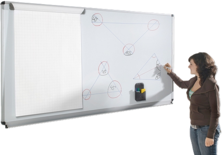 Whiteboard aus Premium Stahlemaille, weiß, B/H 150 × 100 cm