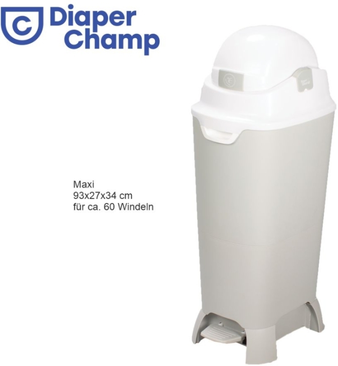 Windel-Treteimer Diaper Champ One, Maxi für ca. 60 Windeln