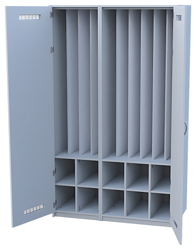 Liegepolsterschrank Grau Grau