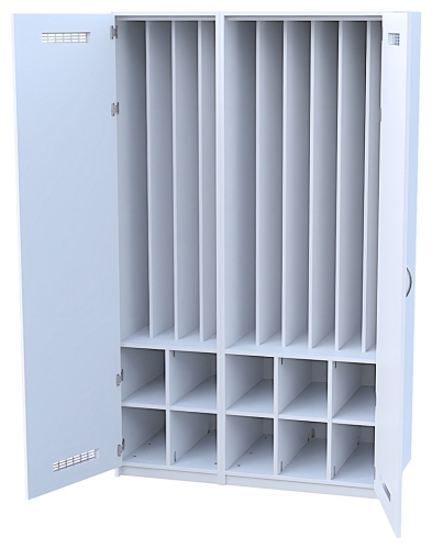 Liegepolsterschrank Weiß Weiß