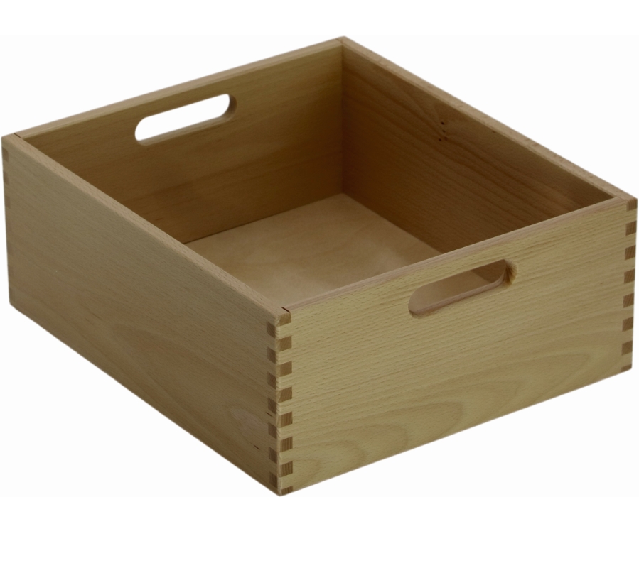 großer Materialkasten, buche, ohne Sichtfenster großer Materialkasten, buche, ohne Sichtfenster