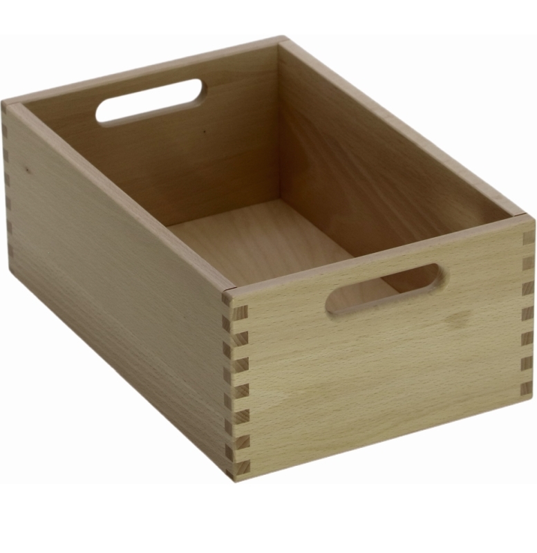 mittlerer Materialkasten, buche, ohne Sichtfenster mittlerer Materialkasten, buche, ohne Sichtfenster