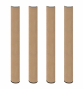 Holzbeine rund ohne Rollen}