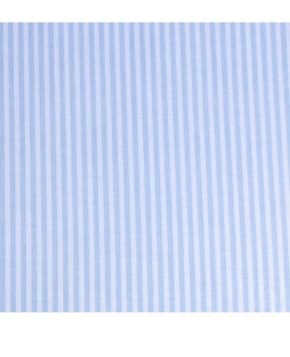 Bettwäsche "Streifen hellblau", Baumwolle, Deckenbezug 100x135 cm, Hotelverschluss