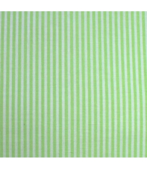 Bettwäsche "Streifen grün", Baumwolle, Kissenbezug 40x60 cm, Knopfleiste