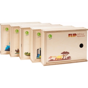 Magnetpuzzle Wildtiere 6er Set