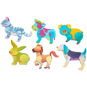 Magnetpuzzle Bauernhoftiere 6er Set