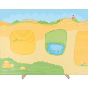 Mega-Magnettafel auf dem Land