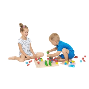 Steckbausteine Stadt 89-tlg.