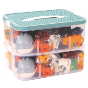 Klemmbaustein-Set Junior Zubehör Tiere und Zäune 100 Teile