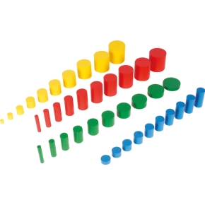 Montessori Farbige Zylinder