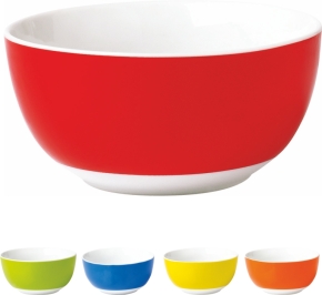 (4) Müslischale aus Porzellan, Ø 14,0 cm, ORANGE