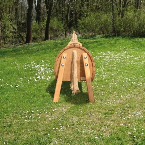 Holzpferd 50 cm lasiert