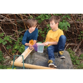 Bambusrinnen 4er Set 120 cm