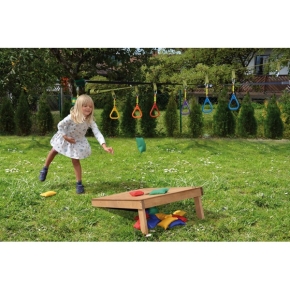 Bohnensäckchen Zielwurfspiel