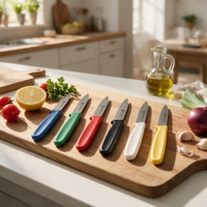 6er-Set Schälmesser, Klinge 7,5 cm, nach HACCP